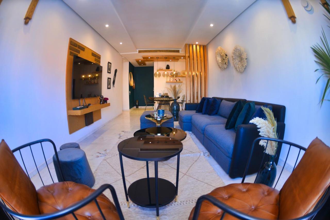 Appartement De Prestige Climatise A L'Hivernage 400M De La Gare Marrakesch Exterior foto